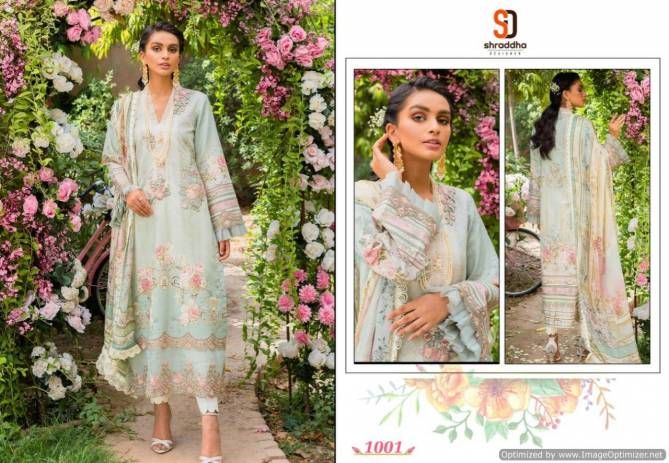 Shraddha Zarqash 1 Lawn Cotton Pakistani Salwar Kameez New Collection